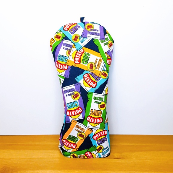Golf Fairway wood Head Cover Potato Chips Pattern Handmade by SHIZUJP - Picture 1 of 3